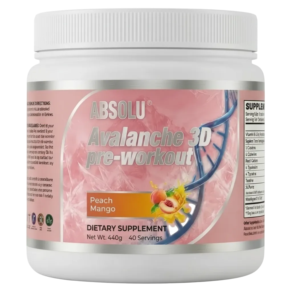 Absolu® Avalanche 3D Pre-Workout (Peach Mango)
